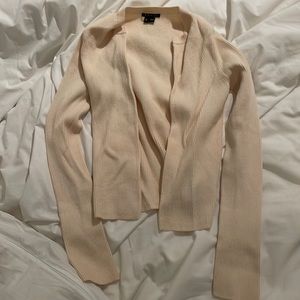 Theory P cream cashmere cardigan